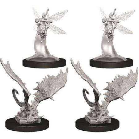 Dungeons and Dragons Nolzurs Marvelous Miniatures:  Pseudodragon and Sprite