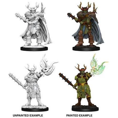 Pathfinder Deep Cuts Unpainted Miniatures: Half-Orc Druid, Male