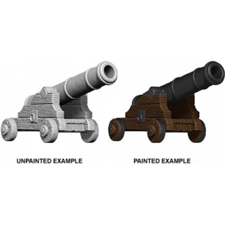 WizKids Deep Cuts Unpainted Miniatures - Cannons