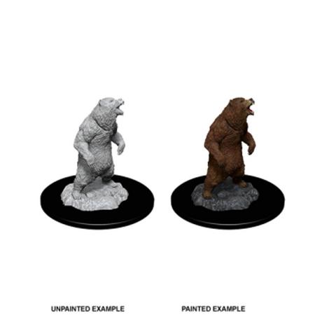WizKids Deep Cuts Unpainted Miniatures - Grizzly