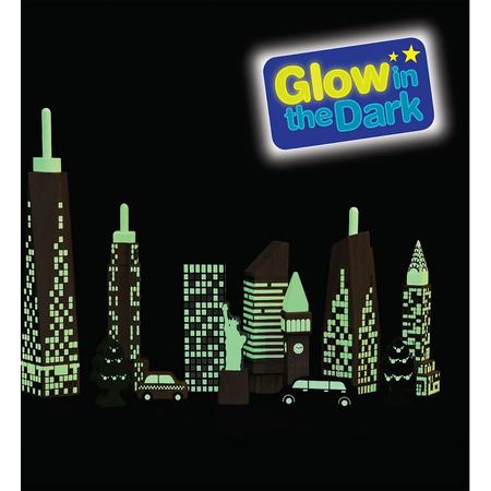 Wonderworld Speelblokken Glow in the Dark - Skyline