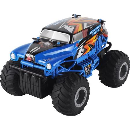 Wonky Cars - Radio bestuurbare Monstertruck - Speelgoed - Blauw
