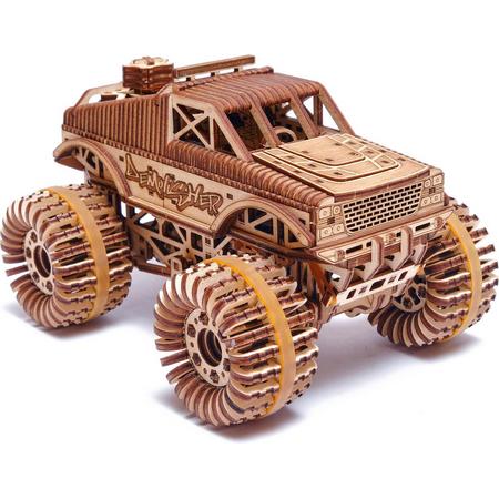 Wood Trick Monster Truck - Houten Modelbouw