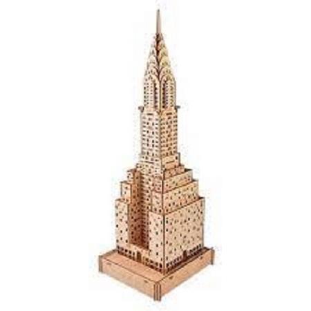 Houten modelbouw - Chrysler Building - Miniatuurbouw hout