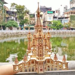 Houten modelbouw - Wooden Puzzle - Miniatuurbouw hout - Saint Basils Cathedraal