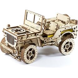 Jeep 4x4 - Houten Modelbouw / 3D Puzzel - Wooden City
