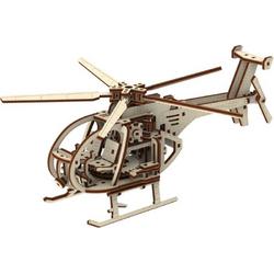   Helicopter houten modelbouwpakket - 24x12x30,5cm