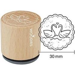 Swans Rubber Stamp (W18003) (DISCONTINUED)