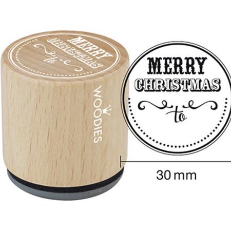 Woodies Stempel-Merry Christmas-Kerst-Stempelen-Kaarten maken-Scrapbook-Knutselen-Hobby-DIY