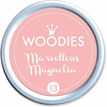 Woodies Stempelkussen-Inktpad-Inktkussen-Marvellous Magnolia-Stempelen-Kaarten maken-Scrapbook-Knutselen-Hobby-DIY