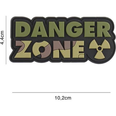 Embleem 3D PVC Danger Zone Woodland