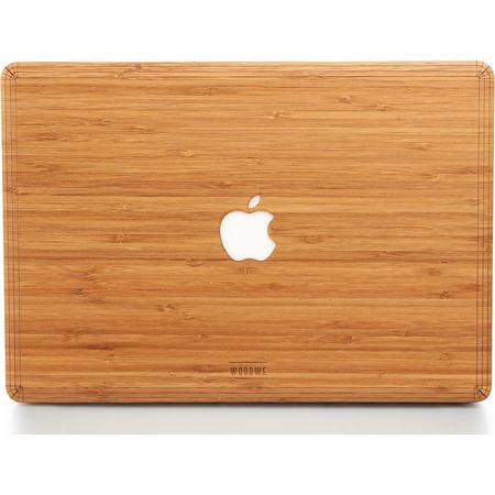 Hardcase voor Apple Macbook PRO 16 met Touchbar, handgemaakt van Bamboehout