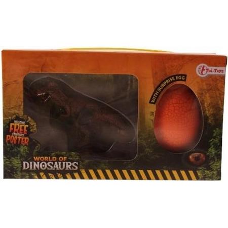 World Of Dinosaurs Verrassingsei Dilophosaurus Junior 21 X 12cm 3-delig