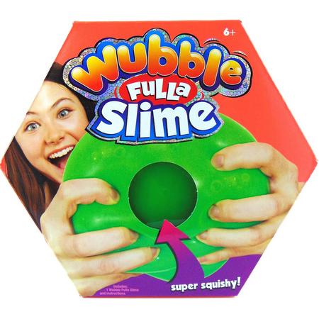 Wubble Fulla Slime - Super kneedbare bal met slijm - Groen