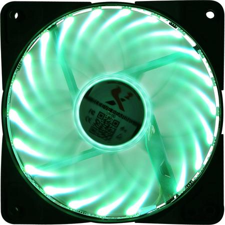X2 led ventilator groen 12cm