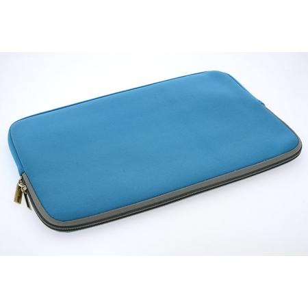Universeel Sleeve 11.6 inch Blauw Insteek hoesje Soft - Slim - Polyester