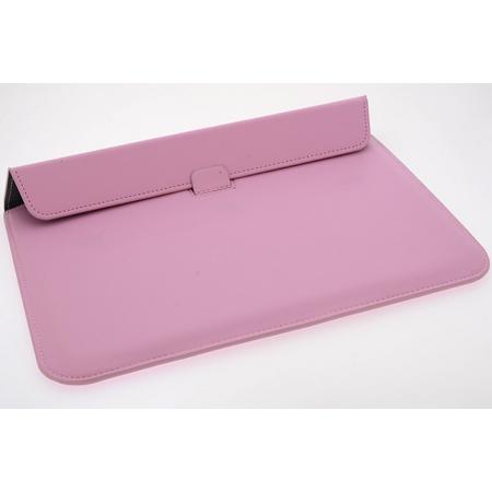 Universeel Sleeve 11.6 inch Roze Insteek hoesje Hard - Slim - Kunstleer