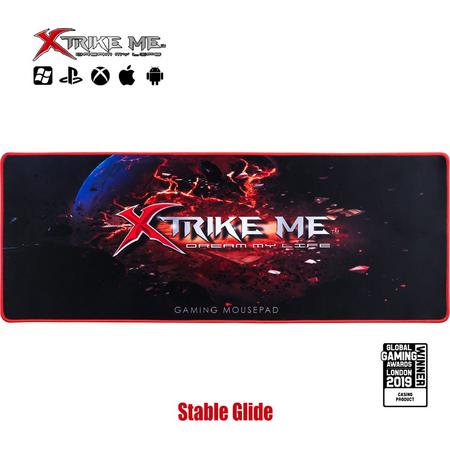 XTRIKE ME Gaming XL Fiber Muismat Anti Slip 920 x 294 x 4 mm - MP-204