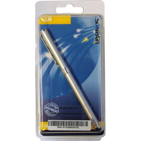 Xccess Capacitive Stylus inclusief Ballpoint Silver