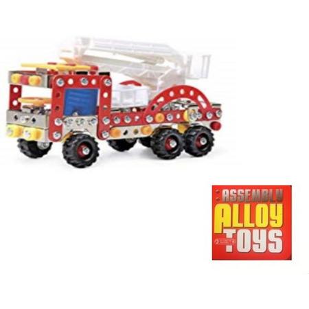 Assembly Alloy Toys Fire Truck Bouwpakket 239 delig