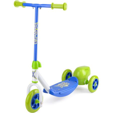 Xootz 3-wiel Kinderstep Bubble Scooter - Step - Jongens - Groen;Blauw