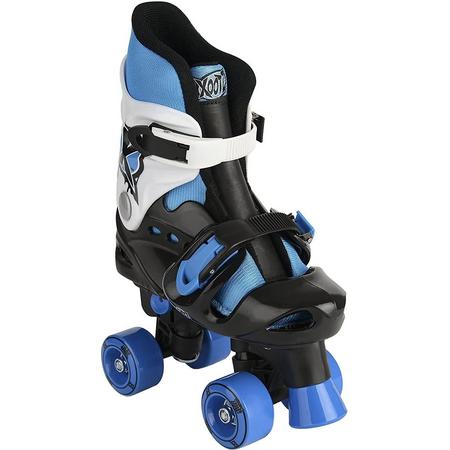 Xootz Rolschaatsen Quad Skate Jongens Zwart/blauw Mt 32/36