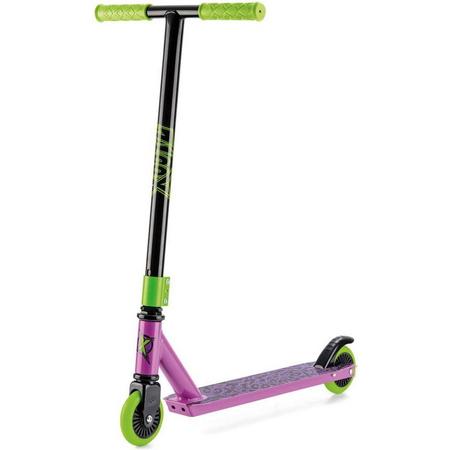 Xootz Stunt Scooter T-Bar Toxic Green-Purple