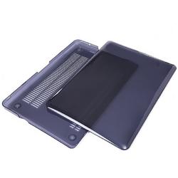 Macbook Case voor MacBook Air 13 inch - Laptop Cover - Transparant Zwart