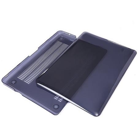 Macbook Case voor MacBook Pro Retina 13 inch 2014 / 2015 - Laptoptas - Clear Hardcover - Zwart