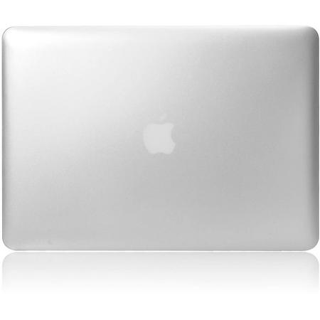 Macbook Case voor MacBook Retina 12 inch - Metallic Hard Cover - Zilver