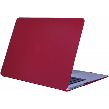 Macbook Case voor Macbook Air 13 inch (modellen t/m 2017)- Laptop Cover - Matte Wijnrood