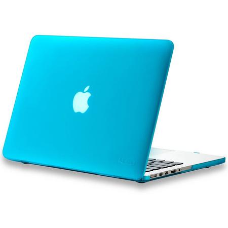 Macbook Case voor Macbook Retina 12 inch - Laptoptas - Matte Hard Case - Licht Blauw