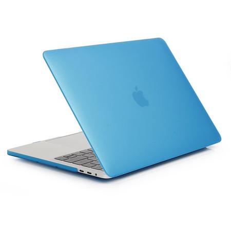 Macbook Case voor New Macbook PRO 13 inch met Touch Bar 2016/2017 - Hard Cover - Matte Licht Blauw