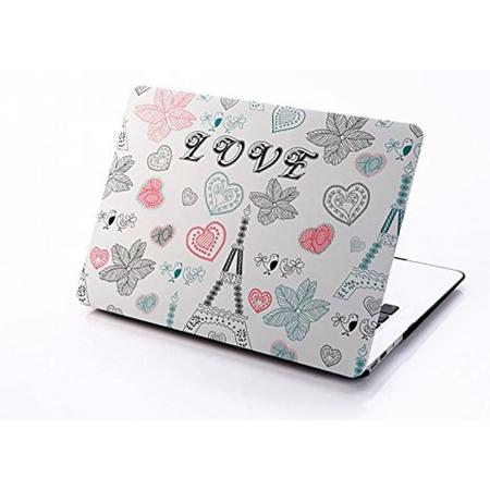 Macbook Case voor New Macbook PRO 13 inch met Touch Bar 2016/2017 - Laptop Cover met Print - Love Eiffeltoren