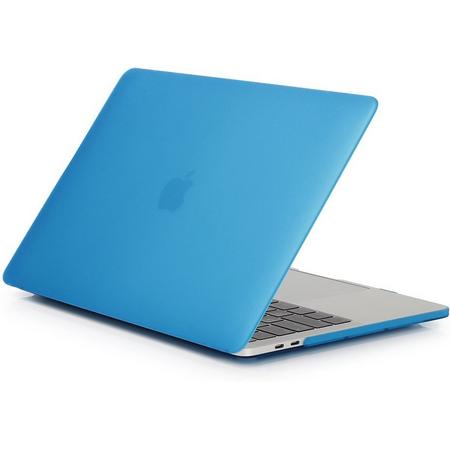 Macbook Case voor New Macbook PRO 15 inch met Touch Bar 2016 / 2017 - Hard Case - Matte Licht Blauw