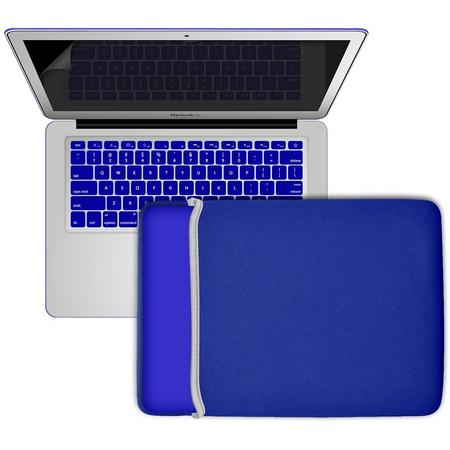 Macbook Sleeve Voor MacBook Air 11 inch - Laptoptas - Donkerblauw