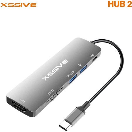 Xssive 6in1 USB Hub to Type-C HUB2