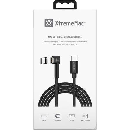 XtremeMac 214357 USB-kabel 2 m USB C Zwart