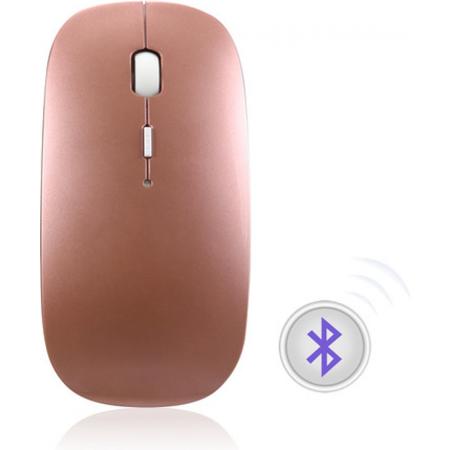 Bluetooth YONO Muis Draadloos voor Laptop, PC en Mac – Rose Gold