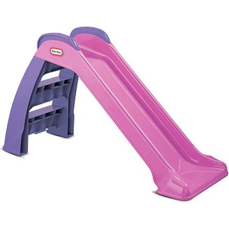 Glijbaan - Kinderspeelgoed Slide - Baby glijbaan - Mijn eerste glijbaan -  50x120x72 cm - Roze/ Paars