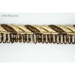 Hobby   goud bruin - 4 meter - hobby   - piping rand - touwrand - kussenrand - gordijnen - piping -