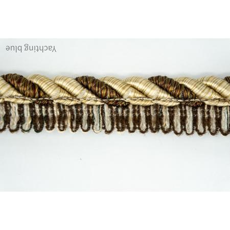 Hobby koord goud bruin - 4 meter - hobby koord - piping rand - touwrand - kussenrand - gordijnen - piping -