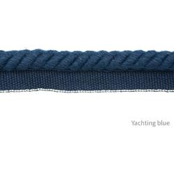 Hobby  donkerblauw 4 meter - piping rand - touwrand - kussenrand - gordijnen - piping -