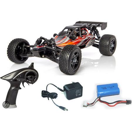 Yellow-RC Dune Racer Buggy 1/12 2,4GHZ RTR (7.4V accu en lader) Rood YEL11010