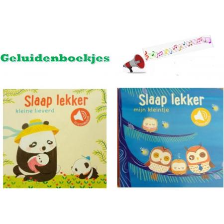 Geluidenboekjes x 2 - Babyboekje - 5 melodieën - Baby en Peuter Geluidsboekjes met 5 deuntjes - Montessori Educatief Speelgoed