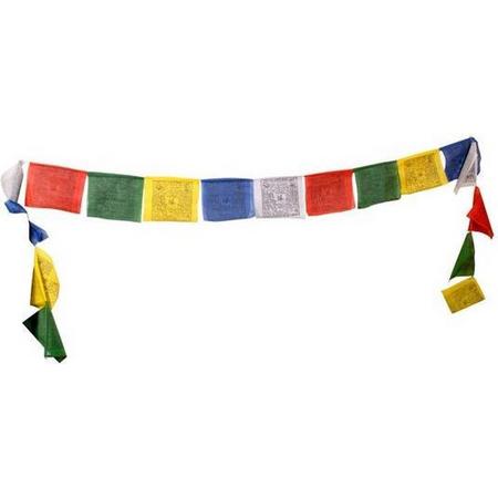 Gebedsvlaggen koord Tibetaans met 10 vlaggen