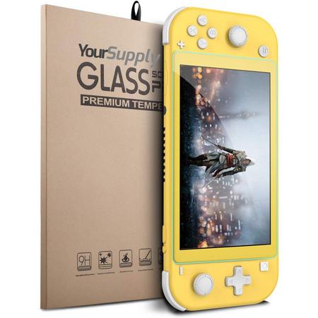 YourSupply Nintendo Switch Lite Scherm Protector 9H Gehard Glas - Tempered Screen Protector - Transparant