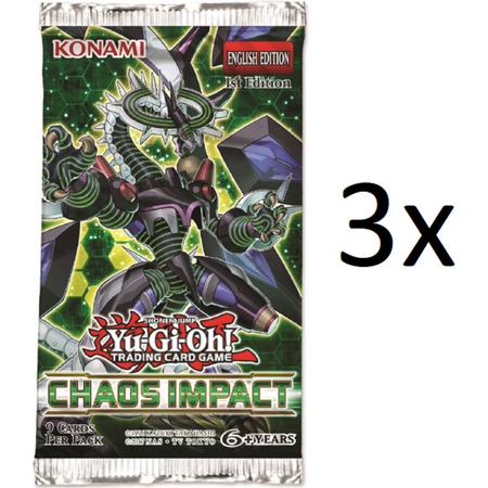 Yu-Gi-Oh! - Chaos Impact 3 booster box pakjes box