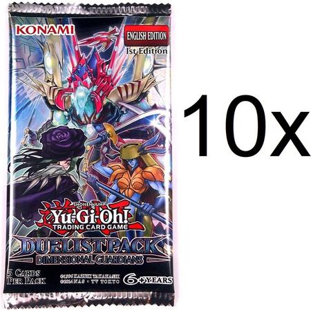 Yu-gi-oh! - 10x Duelist Pack Dimensional Guardians Booster box packs
