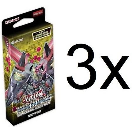 Yu-gi-oh! - 3x Rising Rampage special edition